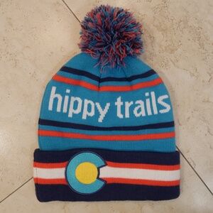 Hippy Trails Colorado Pom-Pom Beanie Hat~